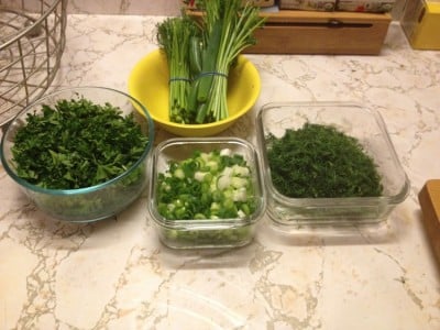 Superfoods - Cilantro, Dill Weed, Parsley, Green Onions