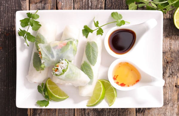 Vietnamese Tofu Spring Rolls | Kasia Kines - Functional Nutrition