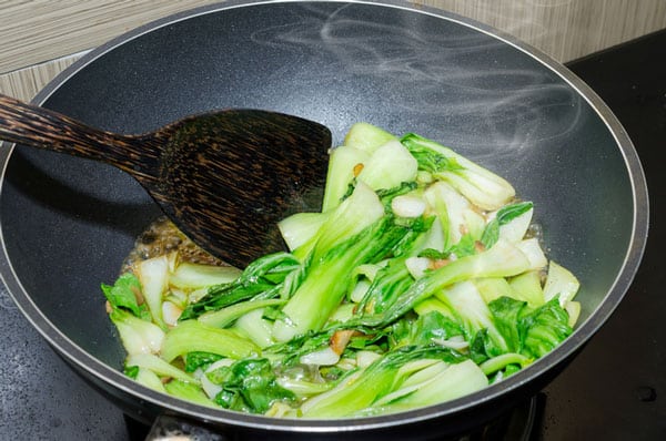 Bok Choy and Broccoli Stir Fry
