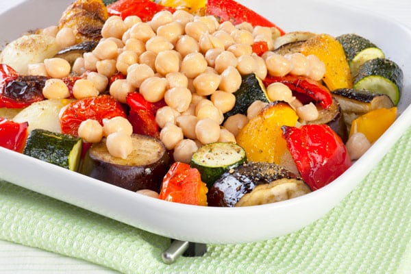 Chickpea and Roasted Vegetable Salad | Kasia Kines - Functional Nutritionist